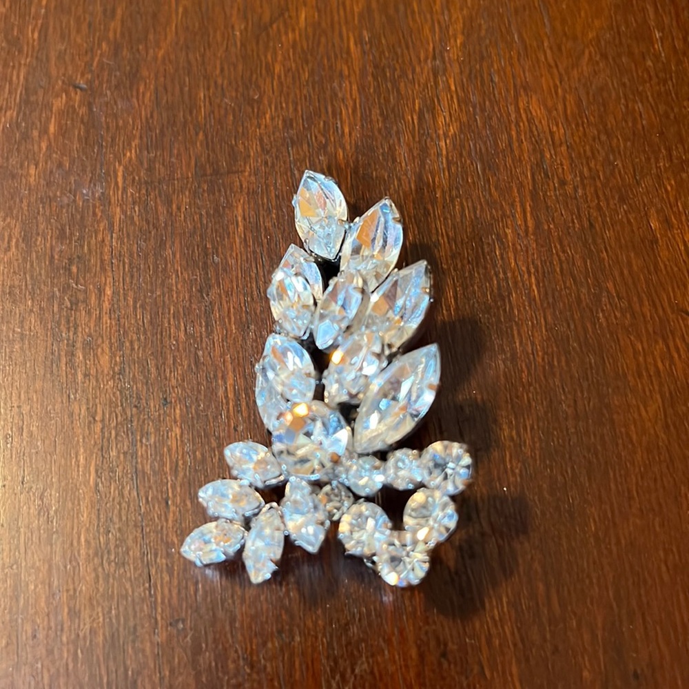 Vintage (40’s or 50’s) rhinestone pin